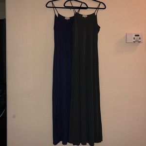 2 FOR 1 DEAL Basic Maxi Sun Dresses With Slits